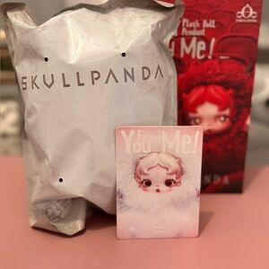 Skull Panda You Found Me! Series Plush Pendant - GHOSTIE